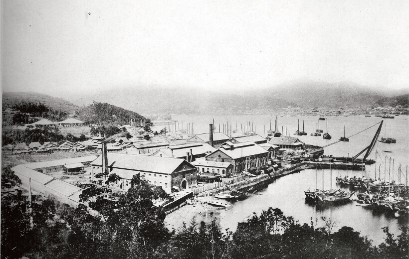 1885年的长崎造船厂