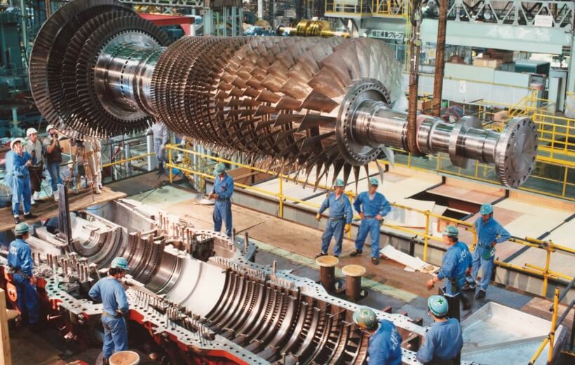 1989 年，在高砂工厂完成M501F 燃气轮机实际负荷测试
